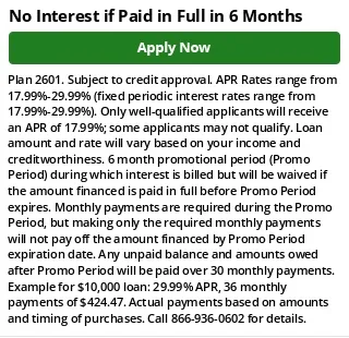 GreenSky financing Plan 2601